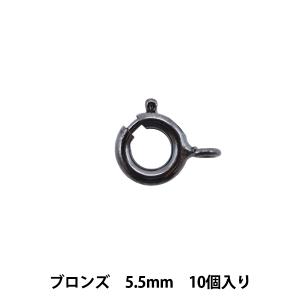 ビーズ金具 『引輪 5.5mm ブラック 10個入り』｜yuzawaya