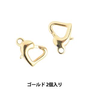 手芸金具 『カニカン ハート 1cm ゴールド』｜yuzawaya
