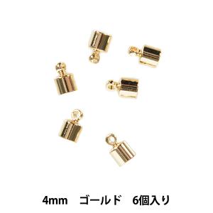 手芸金具 『カツラ 4mm ゴールド 6個入り』｜yuzawaya