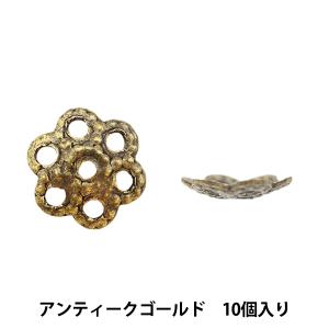 手芸金具 『花座 #3 アンティークゴールド 10個入り』｜yuzawaya