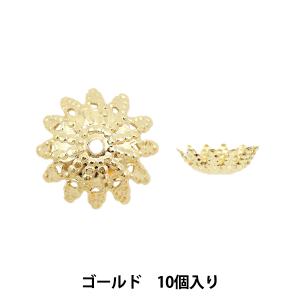 手芸金具 『花座 #18 ゴールド 10個入り』｜yuzawaya