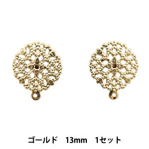 手芸金具 『スカシピアス 13mm ゴールド 271/0239』｜yuzawaya