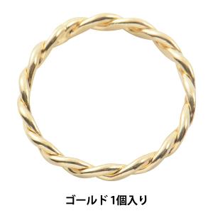 手芸金具 『デザインフープ A ゴールド 1個入り』｜yuzawaya