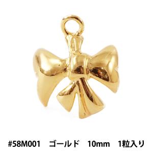 スワロフスキー 『#58M001 Metal Bow ゴールド 10mm 1粒』｜yuzawaya