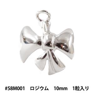 スワロフスキー 『#58M001 Metal Bow ロジウム 10mm 1粒』｜yuzawaya