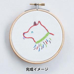 刺しゅうキット 『nuie 刺繍キット 動物園? いぬ HCA25//11』 MIYUKI ミユキ｜yuzawaya