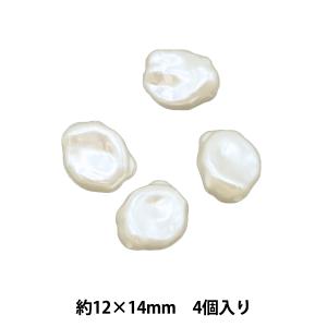 ビーズ 『樹脂パール バロック ホワイト 12m...の商品画像