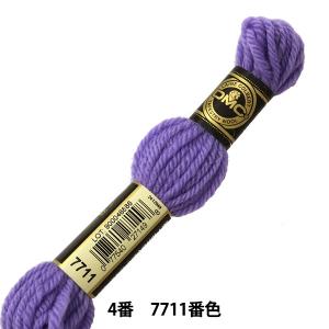 刺しゅう糸 『DMC 4番刺繍糸 タペストリーウール パープル系 7711』 DMC ディーエムシー｜yuzawaya