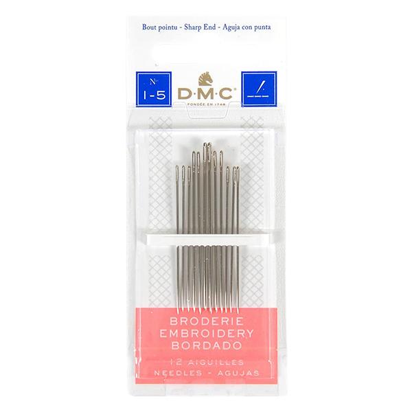 刺しゅう針 『エンブロイダリー針 サイズ1-5 12本入り 1765U』 DMC ディーエムシー