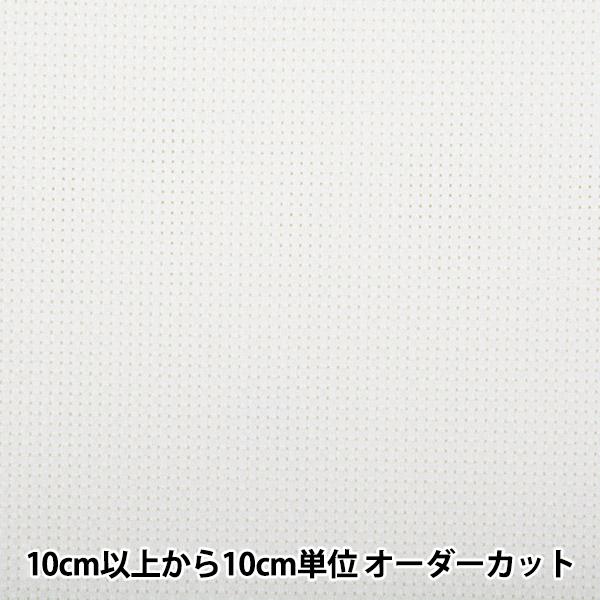 【数量1から】 刺しゅう布 『ジャバクロス65 オフホワイト 幅約89cm 65110-9』 LEC...
