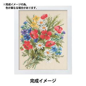 刺しゅうキット 『花の色クロスステッチ ガーベラ 825』 戸塚刺しゅう