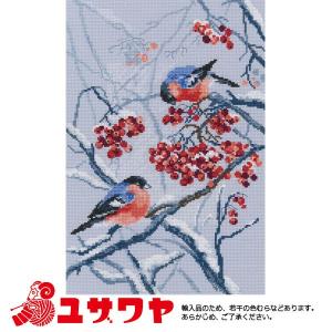 輸入刺しゅうキット 『RTO 輸入刺繍キット ナナカマドと小鳥 M578』｜yuzawaya