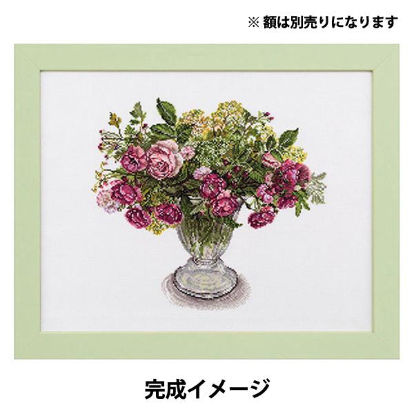 刺しゅうキット 『フジココレクション クロスステッチ 秋バラのアレンジメント No.552110』 ...