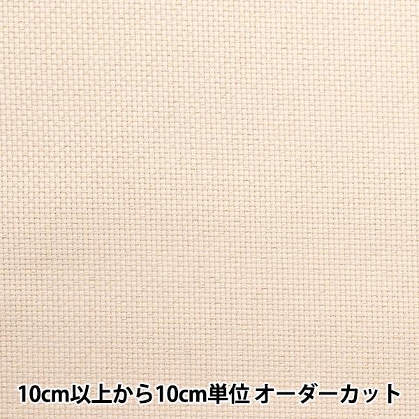 【数量1から】 刺しゅう布 『ラメジャバクロス55 14カウント 55目 アイボリー×ゴールド 21...