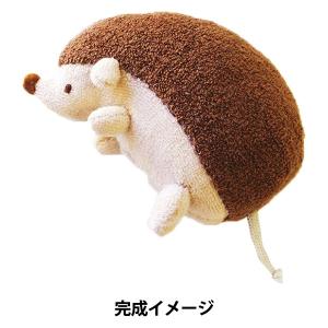 海外作家様　ハンドメイド　ぬいぐるみ　ハリネズミ　帽子付き クラフト ベビーキット ハリネズミのぬいぐるみにぎにぎキット｜清原