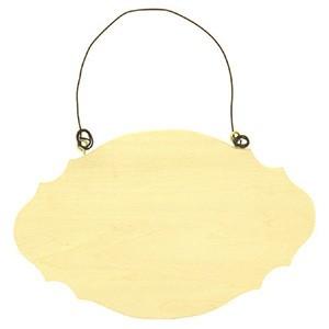 トールペイント土台 『白木 ネームサインF7 B-877』 Country