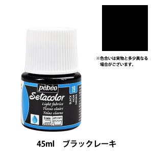 絵具 『セタカラー 透明色 19 ブラックレーキ 45ml』 pebeo ペベオ｜yuzawaya