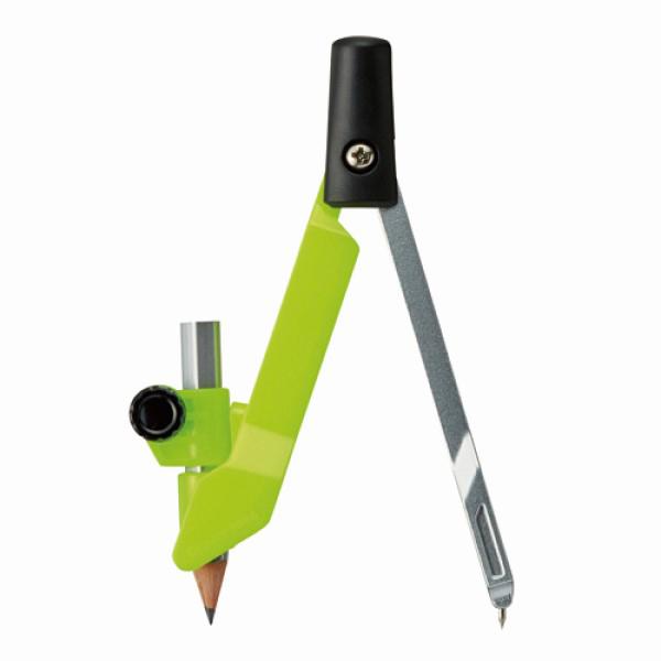 文房具 『ドクターコンパス 蛍光イエロー CP214YE』 KUTSUWA クツワ