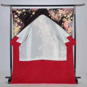 振袖 成人式 フルセット Lサイズ 古典柄 茶...の詳細画像2