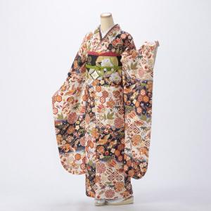 振袖 中古 フルセット 成人式 Mサイズ 古典 青・紺系 着物 購入 正絹 振袖フルセット 20561 爆買