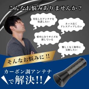 ショートアンテナ カーアンテナ 車 交換 ユー...の詳細画像1