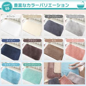 【売り尽くし!在庫処分】バスマット 大判 速乾...の詳細画像5