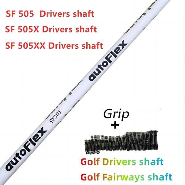 Autoflexゴルフドライバーシャフト、白いグラファイトウッドシャフト、無料の組み立てスリーブとグ...