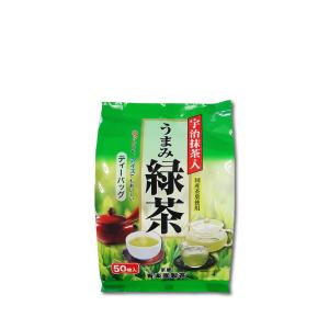 宇治抹茶入　うまみ緑茶　徳用サイズ　125g（50包入）｜yy-kenkou