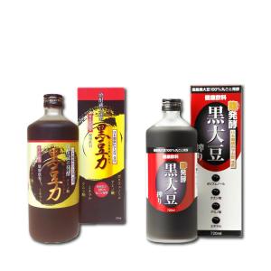 発酵黒豆　2本セット 送料無料 2本セット 発酵黒豆エキス 黒豆力 720ml プレミアム発酵 米麹