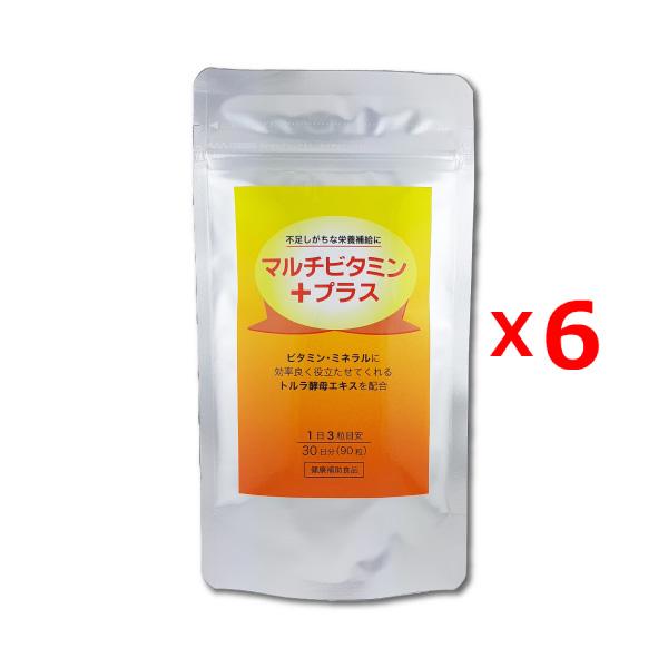 送料無料　6個セット　マルチビタミン＋プラス 　90粒