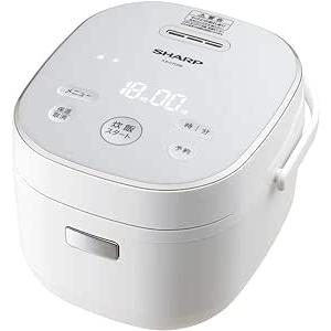 シャープ 炊飯器 3合 一人暮らし マイコン パン調理機能 ホワイト KSCF05BW KS-...