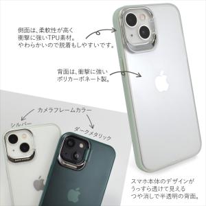 スマホケース カメラフレーム スタンド iPh...の詳細画像3