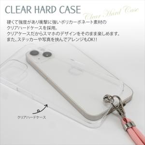 スマホ ショルダーケース ハード クリア 透明...の詳細画像3