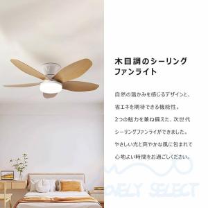 シーリングファンライト led 調光調色 扇風...の詳細画像1