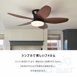 シーリングファンライト led 調光調色 扇風...の詳細画像2