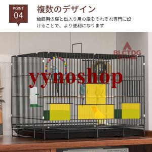 鳥かご 鳥籠 大型 おしゃれ 鳥 ケージ 多頭...の詳細画像5