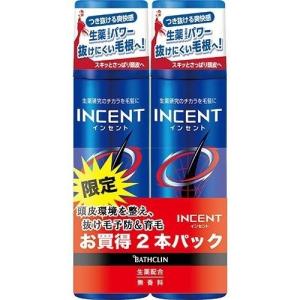 インセント 薬用育毛トニック 無香料 プレミアムクール 180ｇ ペアパック バスクリン｜yyshop