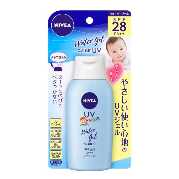 ニベアUV ウォータージェル こども用 SPF28 120g 日焼け止め 花王