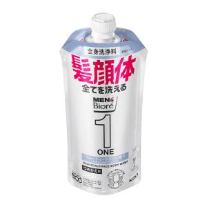 メンズビオレ 花王 メンズビオレONE 髪・肌なめらか 詰め替え 340ml