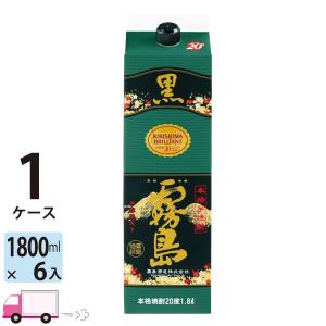 黒霧島紙パッ1ケース Amazon.co.jp: 黒霧島 25度パック 1800ml 1ケース（6本入