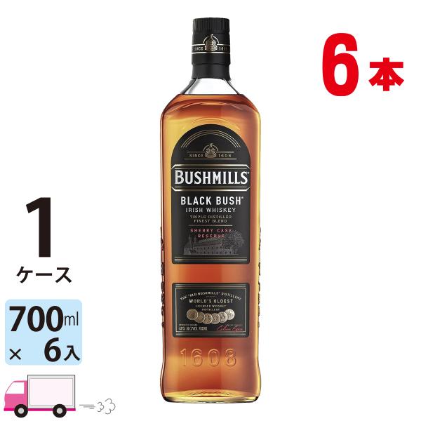 ブッシュミルズ ブラックブッシュ アイリッシュウイスキー 700ml 40度 正規品 6本 送料無料...