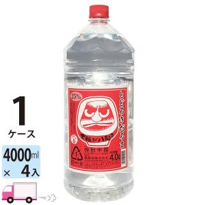 轟醸造 焼酎 25度 とどろきだるま 4L×4本 1ケース 4000ml (4本) 送料無料 (一部地域除く)