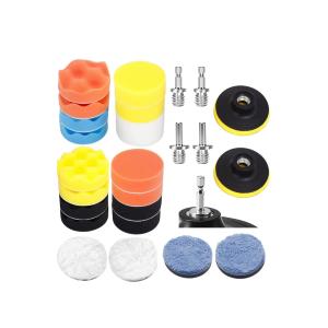 YINKE ポリッシャー バフ スポンジ 80mm 六角軸付き