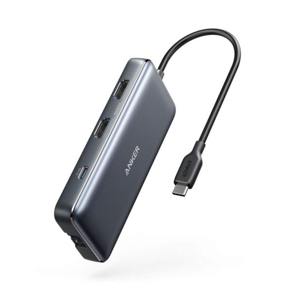 Anker PowerExpand 8-in-1 USB-C PD Media Hub/高速データ転...
