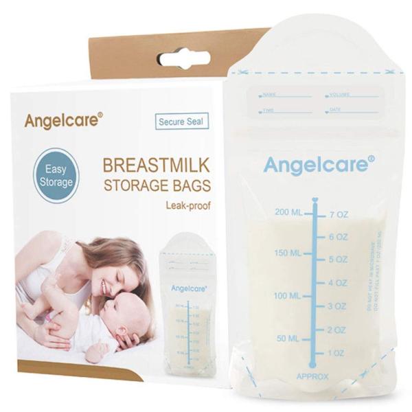 Angelcareエンジェルケア母乳 保存バッグ 200ml 100枚入 フリーザーパック 冷蔵 冷...