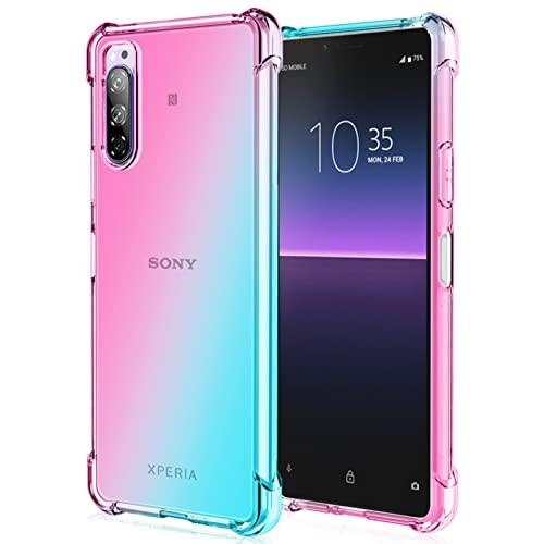 Xperia 5 ケース クリア TPU SOV41 901SO ケース 薄型 軽量 グラデーション...