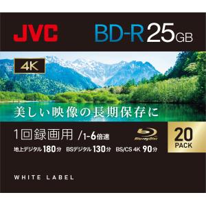 ビクター(VICTOR) JVC 1回録画用 ブルーレイディスク BD-R 25GB 片面1層 1-6倍速 20枚 ディーガ その他 国内主｜yyy-store