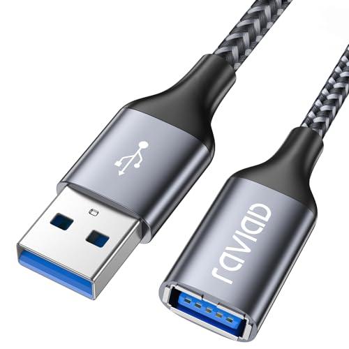 RAVIAD USB 延長ケーブル 2M USB3.0 5Gbps高速データ転送 タイプAオス - ...