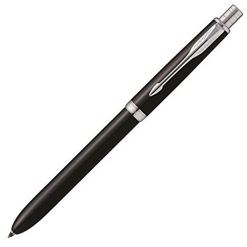 PARKER パーカー 多機能ペン ソネット ラックブラックCT 3in1 ボールペン 2色 (赤黒...