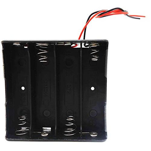 オーディオファン 電池ボックス 18650 4本 14.8V(3.7V * 4) リード線 許容1....